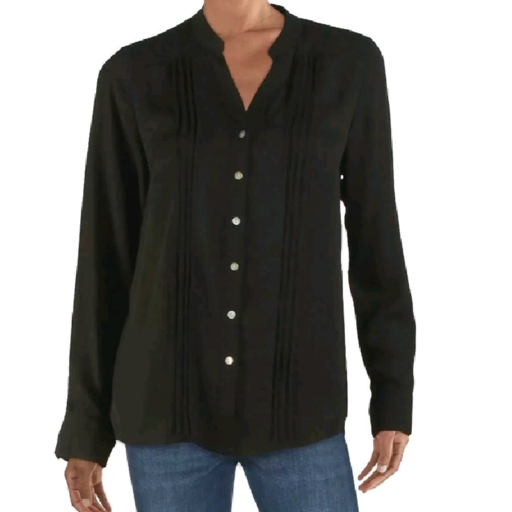 Nanette Lepore Spring Fling Button Down Blouse, NWT
